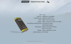 NC10000 - NITECORE NC10000 Batterie Externe USB-C 10000mAh