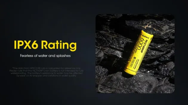 NCNL2160HP - NiteCore Batterie 21700 6000mAh Haute Performance