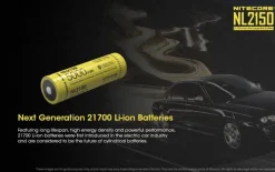 NCNL2150 - NiteCore Accumulateur 21700 3,6V 5000mAh 18Wh