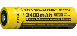 NCNL1834 - NITECORE Accus Li-ion 18650 - 3400mAh - 3,7V - 12,6Wh