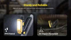 NCNWL20 - NITECORE NWL20 Lampe de Travail Triple Fonction 600lm 21700 5000mAh USB-C