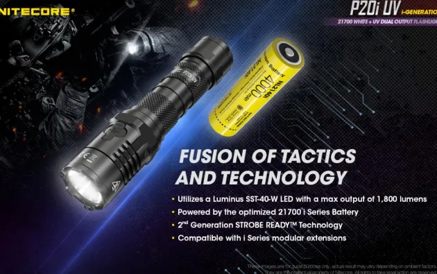 NCP20IUV - NITECORE P20iUV Precise 20 I UV - 1800Lm