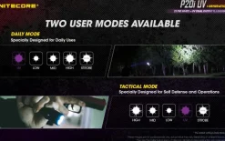 NCP20IUV - NITECORE P20iUV Precise 20 I UV - 1800Lm