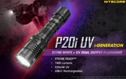 NCP20IUV - NITECORE P20iUV Precise 20 I UV - 1800Lm