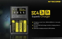 NCSC4 - NITECORE SC4 Superb Charger 4 Intelligent 3A