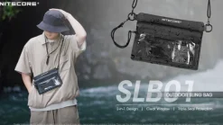 NCSLB01 - NITECORE SLB01 Pochette Bandoulière Etanche Smartphone NOIR