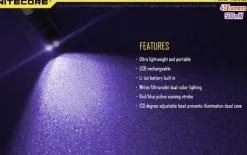 NCTHUMBLEO - NITECORE Thumb LEO White/UV/Red-Blue