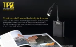 NCTIP2BK - NITECORE TIP 2 Lampe Porte-Clé 720lm Rechargeable Micro-USB