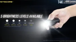 NCT4K - NITECORE T4K - 4000 lm