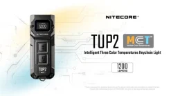 NCTUP2BK - NITECORE Lampe TUP 2 1200Lm 1300mAh USB-C NOIR