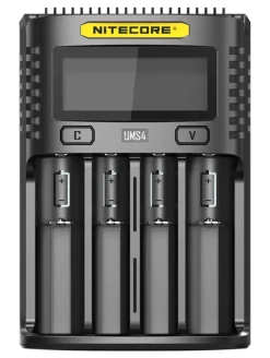 NCUMS4 - NiteCore Chargeur USB 4 ports 3000mA - LCD