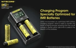 NCUMS2 - NiteCore Chargeur USB 2 ports 3000mA chacun - LCD