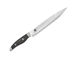 NDC.0704 - COUTEAU A TRANCHER KAI SHUN NAGARE 23CM DAMAS INOX