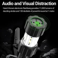 26.041937 - NEXTORCH ND30B Grenade Lumineuse et Sonore 11000lm 130dB
