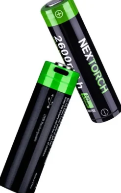 26.041947 - NEXTORCH 18650 3.6V 2600 mAh avec port USB type-C