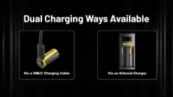 NL169R - NITECORE Accu 16340 3.6V 950 mAh