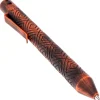 Nottingham Tactical Tibutton Titanium Black & Orange Cerakote Distressed