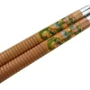 NS18 - NUNCHAKU Hêtre Sculpté
