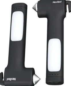 NTL0140 - NEXTOOL Marteau de sauvetage et coupe-sangle Lumineux