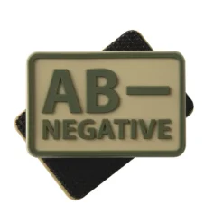 OD-BLP-RB-13 - Helikon Tex Set de 2 patches groupe sanguin Khaki