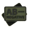OD-BLP-RB-02 - Helikon Tex Set de 2 patches groupe sanguin Olive