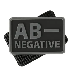 OD-BLP-RB-01 - Helikon Tex Set de 2 patches groupe sanguin Noir