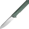 Oknife AION Green Micarta