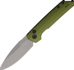 7038OL - Kershaw Launch Iridium auto Olive
