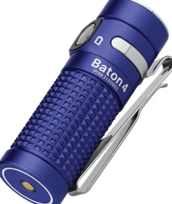 OLTBATON4KITRGB - OLIGHT Baton 4 Flashlight Premium Regal Blue
