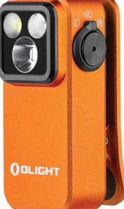 OLTOCLIPPROOG - OLIGHT Oclip Pro Lampe Clip ORANGE