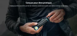 OLTPERUN3BK - OLIGHT Perun 3 Frontale NOIR