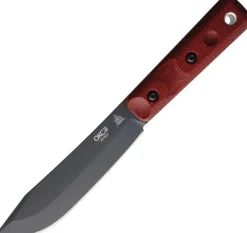 ON7026B - Ontario/TOPS Xl Hunter Red Micarta Sniper Grey