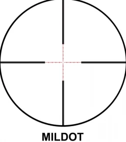 OPA416 - Lunette Primary GLX4 MRAD reticule Mil Dot 4-16x50 FFP