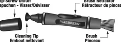 OP965 - Stylo nettoyeur optique Waldberg Lenspen