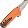 0838ORS-B - Buck Deploy Wharncliffe Auto Orange