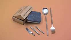 OUTRAIN - Outlery set de couverts démontables Arc en ciel