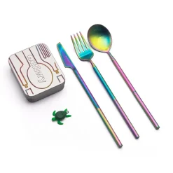 OUTRAIN - Outlery set de couverts démontables Arc en ciel