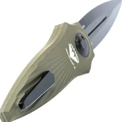 Paragon Asheville Steel Warlock StarBurst Black Green Handle