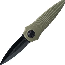 Paragon Asheville Steel Warlock StarBurst Black Green Handle