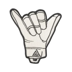 PA-SHKA-PES-WHT - DIRECT ACTION Patch Shaka White