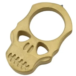 PASKLS - Maxknives PASKLS Impact Skull en laiton finition sablé