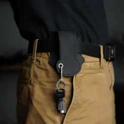 PJ23BLK - VIPERADE Porte-monnaie en cuir « Slapjack » NOIR