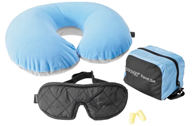PLCOTSL1 - Cocoon Set de voyage ultraléger 3 pièces bleu