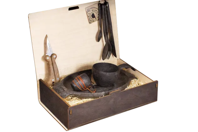 30PL04 - Kupilka Coffret cadeau Platinum Anthracite