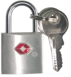 PLTS0320 - TravelSafe Cadenas à clef TSA par 2