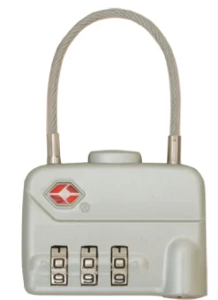 PLTS0324 - TravelSafe Cadenas combinaison à cable TSA