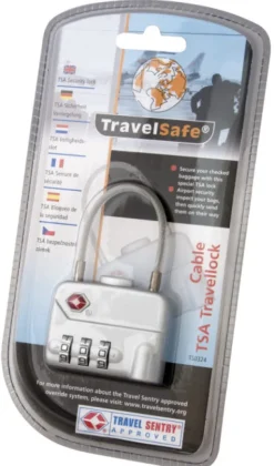 PLTS0324 - TravelSafe Cadenas combinaison à cable TSA