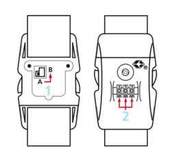 PLTS0327 - TravelSafe Sangle de compression de bagage à verrou TSA