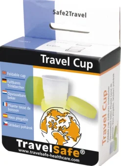 PLTS0361 - TravelSafe Verre pliant avec pillulier