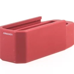 PMAG+5-RE - ARMANOV +5 Rnd Magazine Pad for AR-15 MAGPUL GEN M3 .223 Rem Magazine RED